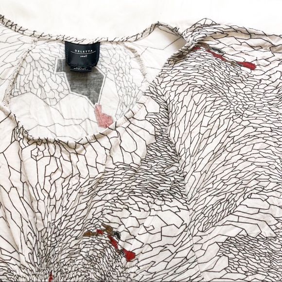 Beautiful Deletta Anthropologie Dolman Blouse - Picture 2 of 3